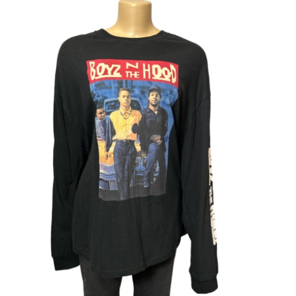 Thirty Single Men’s Boys N The Hood Graphic T Shirt long Sleeve size 2X